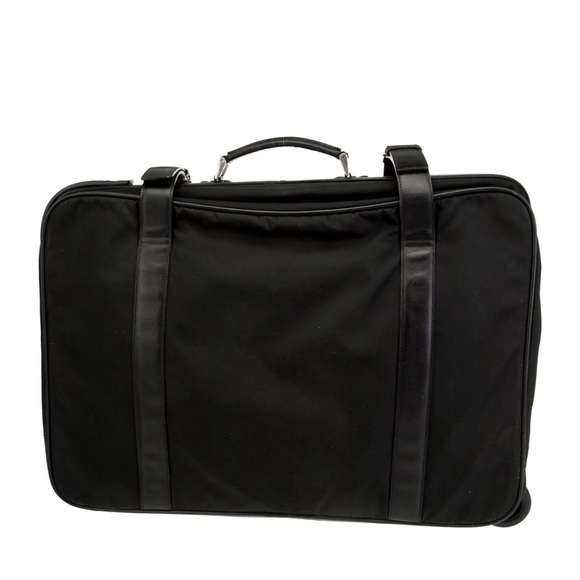 Prada Saffiano-Trimmed Tessuto Suitcase - Picture 3 of 5